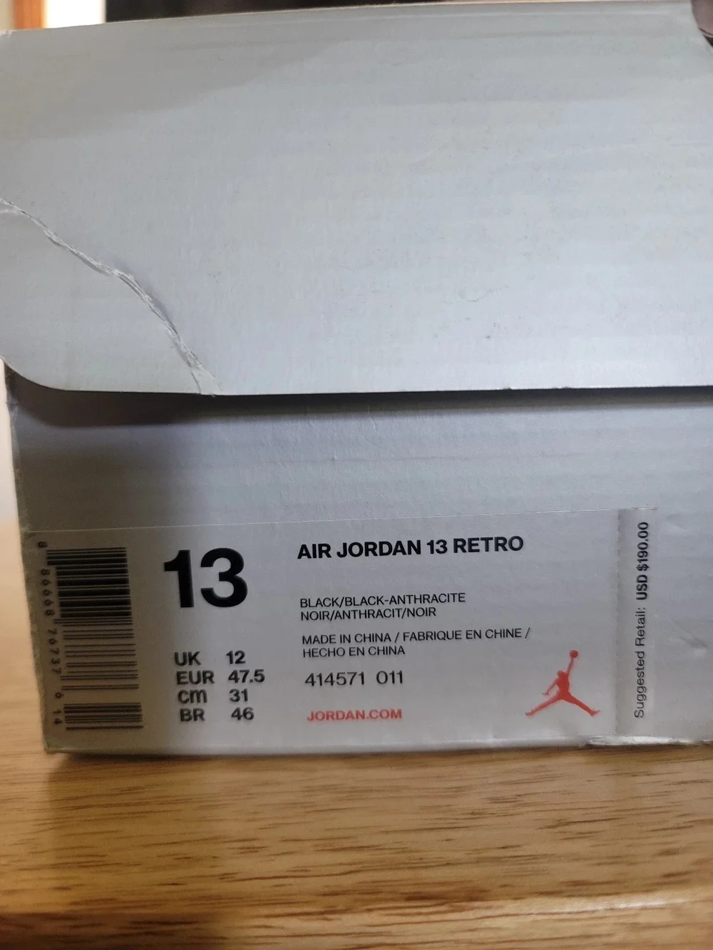 Jordan xiii black
